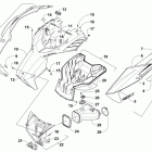 M 6000 153 Green (US) Капот и воздуховоды
