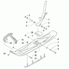 M 9000 KING CAT 162 BLACK Лыжа
