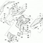 M 6000 SNO PRO 141 GREEN Капот и воздуховоды