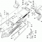 M 6000 SNO PRO 141 Green (US) Тунель ,задний бампер и брызговик