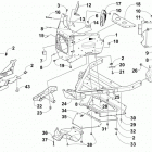 M 7000 LTD 162 Black (US) Передний бампер и рама