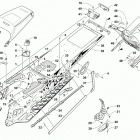 M 7000 LTD 153  Black (US) Тунель ,задний бампер и брызговик