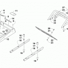 BEARCAT 2000 XT Blue (US), Blue Intl (OS) Задний бампер ,багажник
