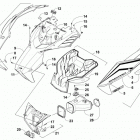 ZR 6000 SNO PRO ES  Orange (US) Капот и воздуховоды
