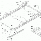 SR VIPER L-TX LE BLUE Рельс скольжения и гусеница