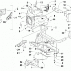 SR VIPER L-TX LE BLUE Передний бампер и рама