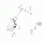 ZR 7000 RR 129 Green (US) Задняя подвеска ,задний амортизатор