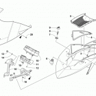ZR 9000 SNO PRO 129 Orange (US) Ветровое стекло и панель инструментов