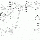 M 6000 SNO PRO 141 GREEN Крепление рулевого управления