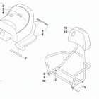 BEARCAT 2000 XTE Black (US), Black Intl (OS) Пассажирское сидение