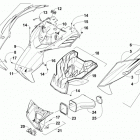 M 8000 SE 153 ES Green (US) Капот и воздуховоды