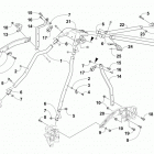 SR VIPER M-TX LE BLUE EARLY BUILD Крепление рулевого управления