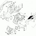 M 8000 HARDCORE LTD 153 Green (OS) Капот и воздуховоды