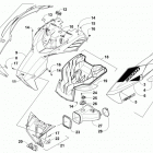 ZR 6000 LTD 129 ES  Green (US) Капот и воздуховоды