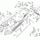 ZR 9000 SNO PRO 129 Orange (US) Тунель ,задний бампер и брызговик