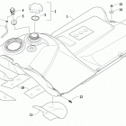 PANTERA 7000 XT LTD Black (US) Топливный бак