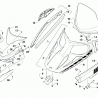 BEARCAT 2000 LT Blue (US), Blue Intl (OS) Капот,ветровое стекло и бампер