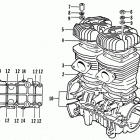 BEARCAT 440 II - 156 IN. Картер и блок цилиндр