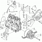 MOUNTAIN CAT 1000 Опора двигателя и вариатор