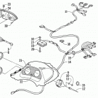 MOUNTAIN CAT 1000 Фара и панель инструментов