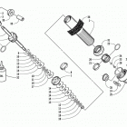 MOUNTAIN CAT 1000 Передний амортизатор
