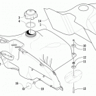 ZR 440 SNO PRO Gas tank and cover
