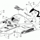 PANTERA 600 EFI ESR Капот и ветровое стекло