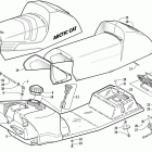 ZL 550 Топливный бак ,сиденье и задний фонарь