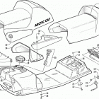 ZR 500 LE Топливный бак ,сиденье и задний фонарь