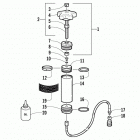ZR 500 CC (BLACK) Remote shock limiter assembly