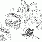 Z 570 SS Опора двигателя и вариатор