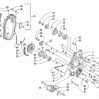 Z 440 SNO PRO Редуктор и цепь миханизма