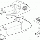 ZL 600 EFI SS Seat and taillight assembly