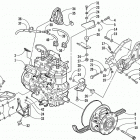ZR 600 EFI CC (BLACK) Опора двигателя и вариатор