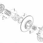 ZR 440 SNO PRO Привод сцепления