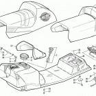 ZL 800 EFI SS (SS BLACK) Топливный бак ,сиденье и задний фонарь