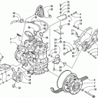 PANTERA 600 EFI ESR Опора двигателя и вариатор