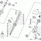 ZR 600 Задняя подвеска ,задний амортизатор