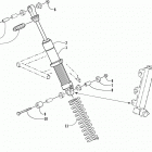 MOUNTAIN CAT 1000 Передний амортизатор