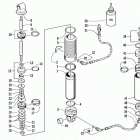 ZR 800 CC (BLACK) Задняя  подвеска, передний амортизатор