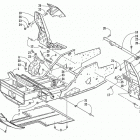 MOUNTAIN CAT 570 Передняя рама и подножки