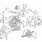 PANTERA 800 EFI ESR Опора двигателя и вариатор
