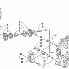 ZRT 600 Dropcase chain tension assembly