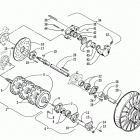 MOUNTAIN CAT 1000 Вал приводной трака и тормоза
