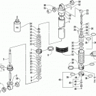 ZR 500 CC (BLACK) Задняя подвеска ,задний амортизатор