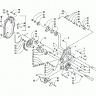 ZL 800 EFI SS (SS BLACK) Редуктор и цепь миханизма