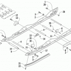 ZR 440 SNO PRO Рельс скольжения и гусеница