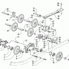 BEARCAT WIDE TRACK Задняя подвеска оси в сборе