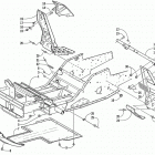 ZL 600 EFI SS (BLACK) Передняя рама и подножки
