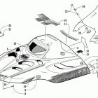 ZL 600 EFI SS (BLACK) Капот и ветровое стекло